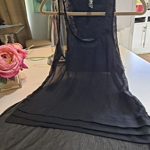Sheer tank top
